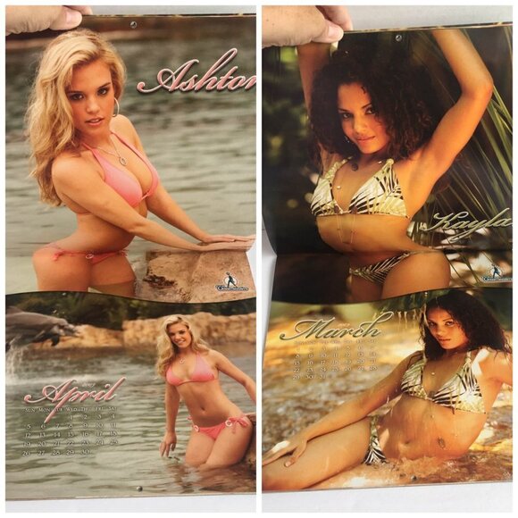 NEW Miami Dolphins Cheerleaders Discovery Cove 2008 2009 Sixteen Month Calendar - Picture 12 of 16